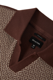 Theo Polo Jacquard - Chocolat/Blanc Cassé