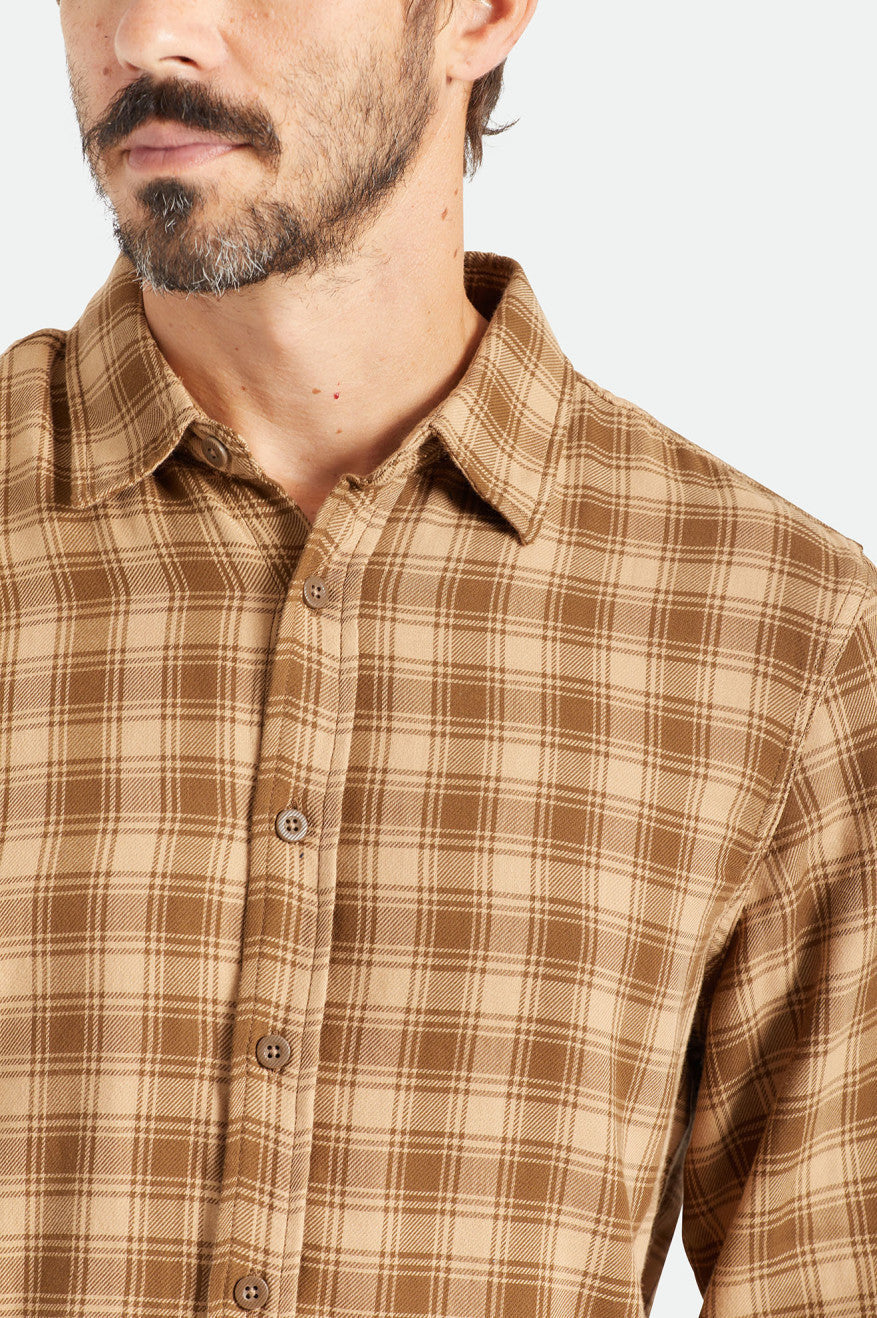 Cruz Soft Weave L/S Flannel - Mojave/Deep Palm