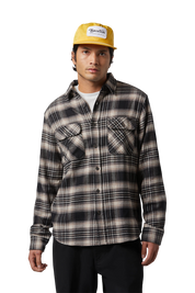 Bowery Flannel - Black/Charcoal/Beige