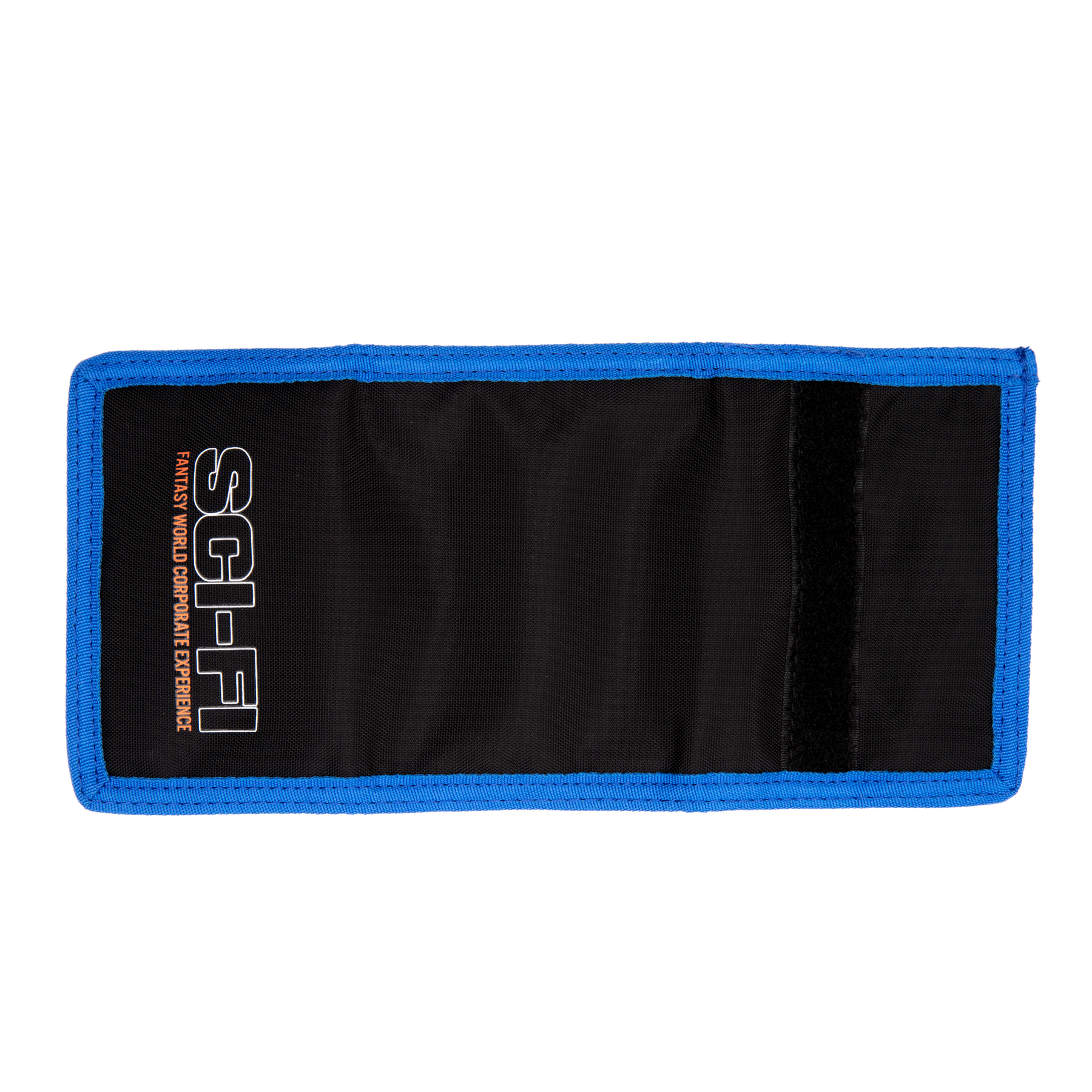 Tri Fold Velcro Wallet - Black