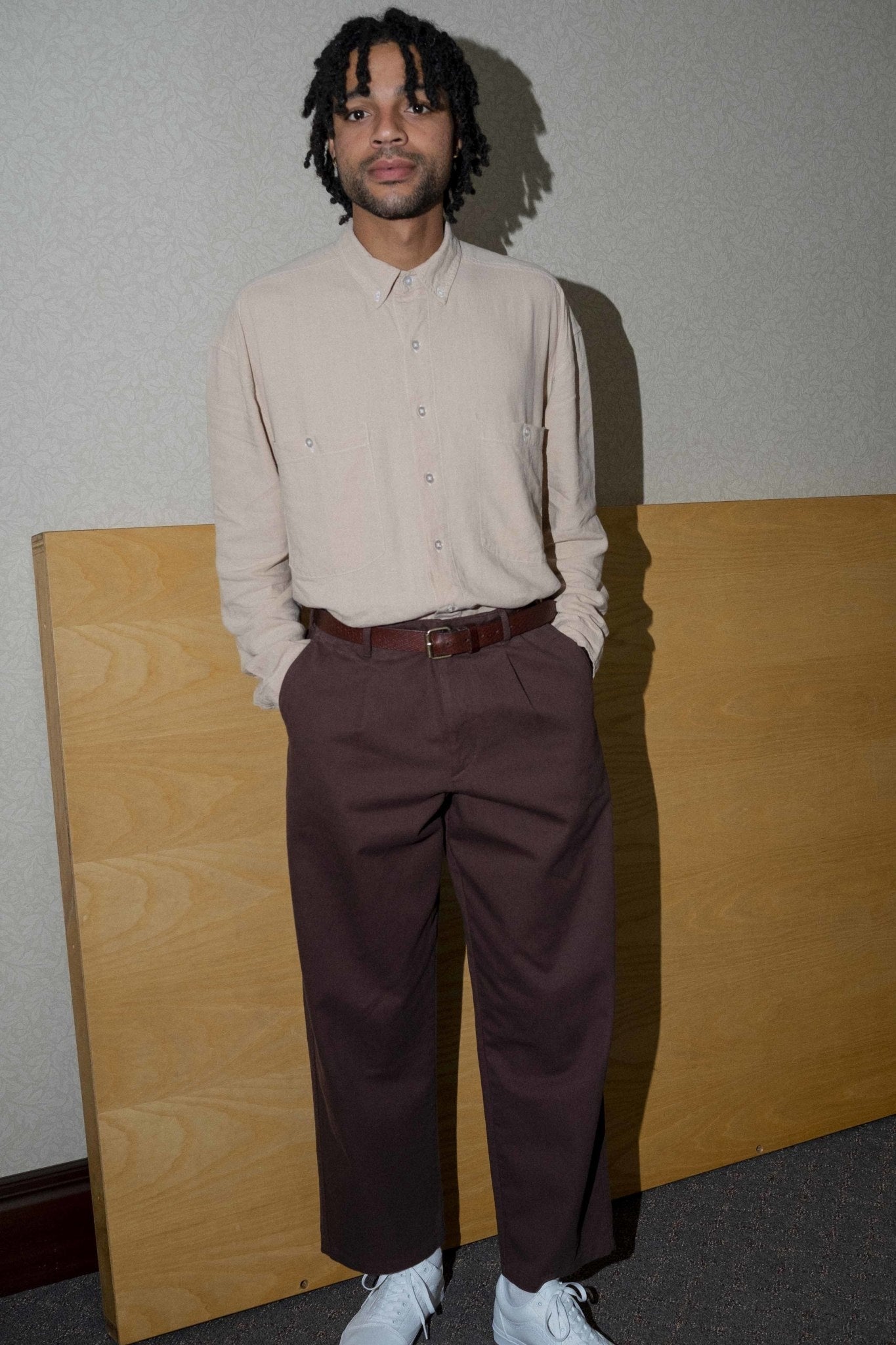 Warren Trouser Pant - Dark Brown