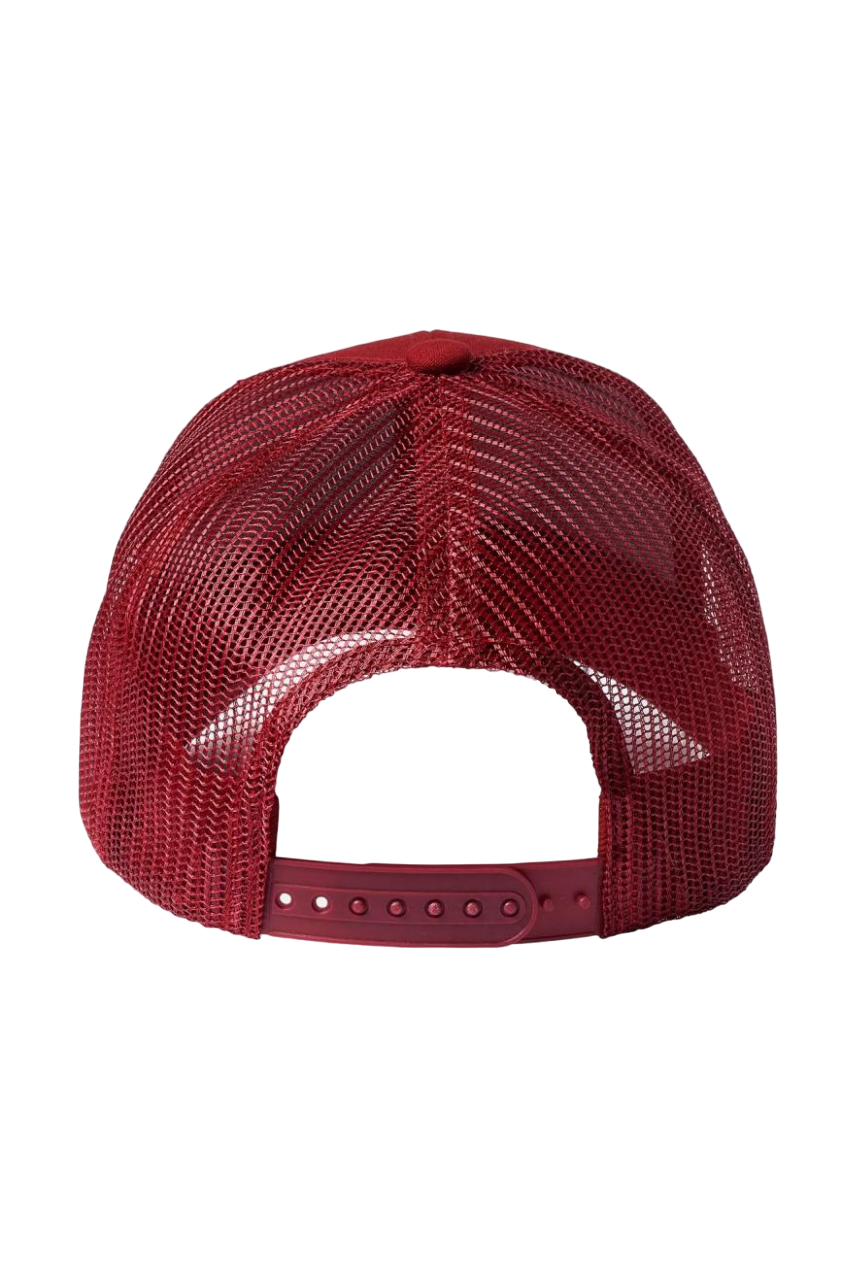 Crest Netplus MP Trucker Hat - Burgundy/Burgundy