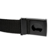 Ceinture en toile de flamme - Noir