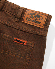 Web Denim Jeans - Brown