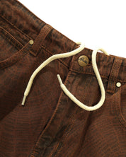 Jean en denim Web - Marron