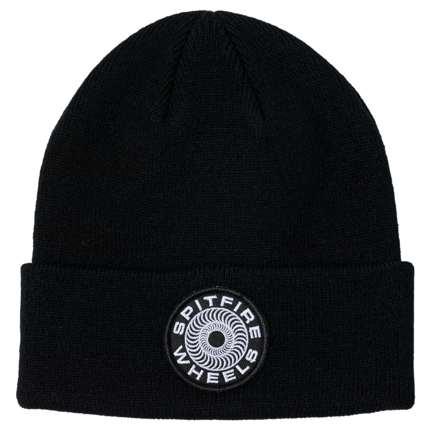 Classic '87 Swirl Patch Cuff Beanie - Black/White