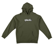 Parasite Pullover Hooded Sweatshirt - Army/Black/White