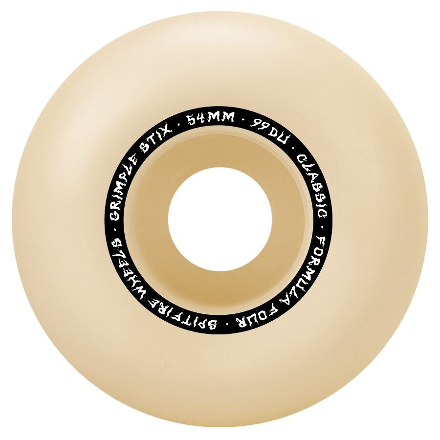 Spitfire x Grimple Stix Formula Four 99D Furry Classics Natural - 54mm