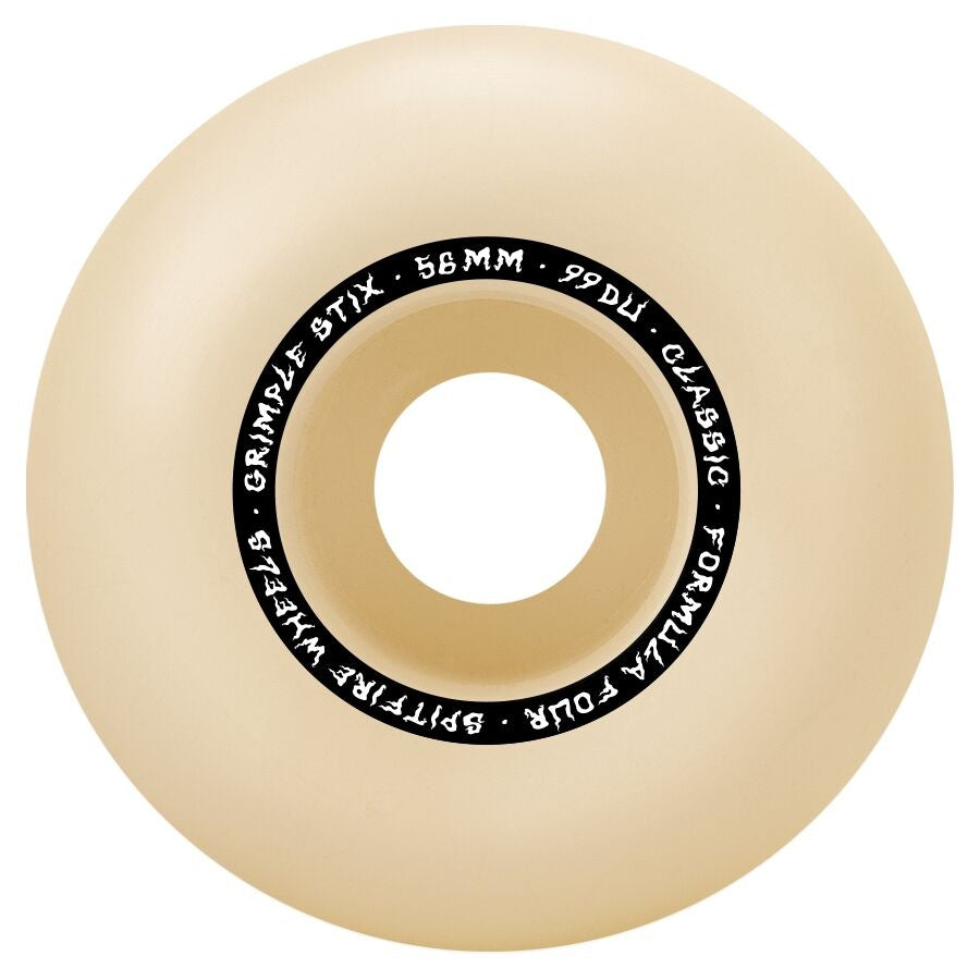 Spitfire x Grimple Stix Formula Four 99D Furry Classics Natural - 56mm