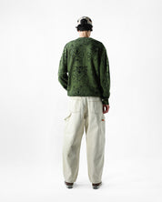Pull en tricot pulvérisé - Forêt