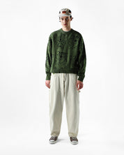 Pull en tricot pulvérisé - Forêt