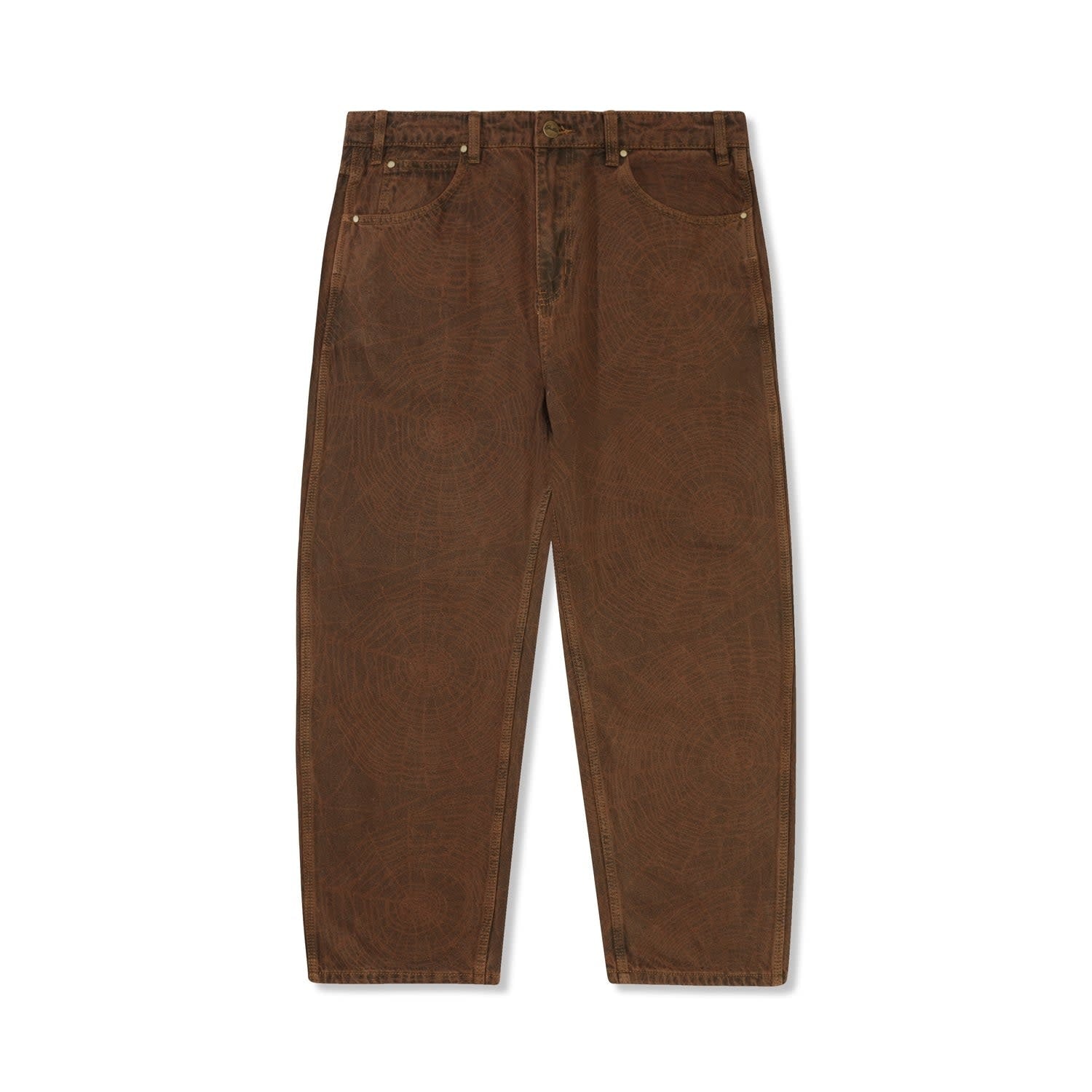 Web Denim Jeans - Brown