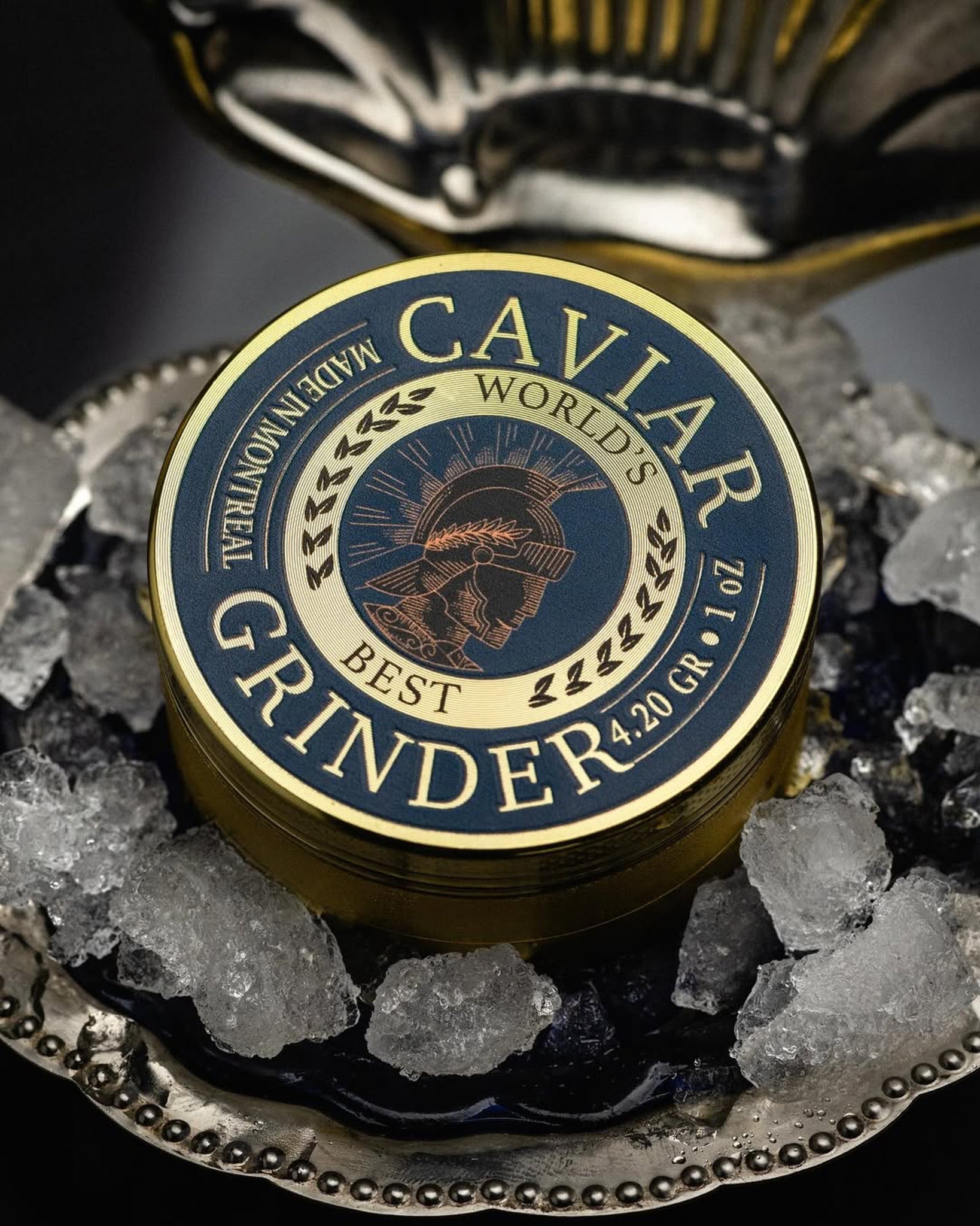 Broyeur à herbe Caviar - Bleu sarcelle