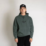 Spine Garment-Dyed Hoodie - Duck