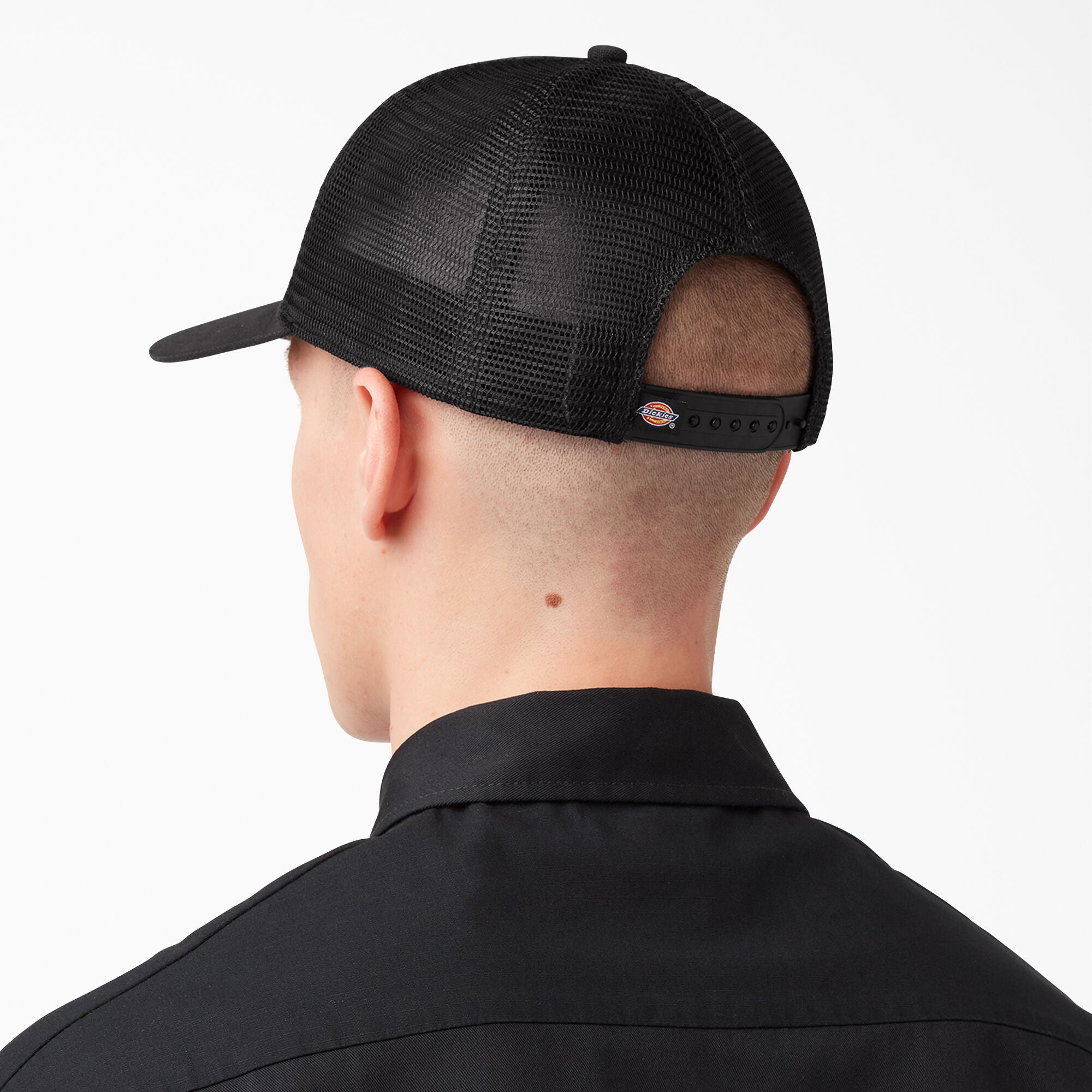 Patch Logo Trucker Cap - Black (BK)