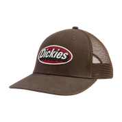 Patch Logo Trucker Cap - Dark Brown (DB)