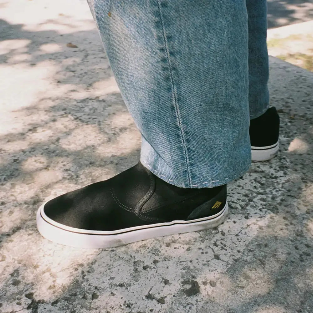 Wino G6 Slip-On - Noir/Blanc/Or