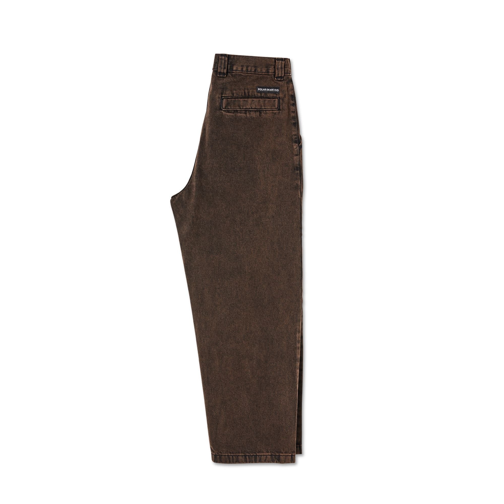 Grund Chino Denim - Brown /Black