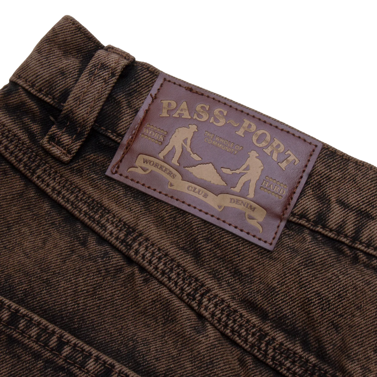 Workers Club Short - Brown Over-Dye
