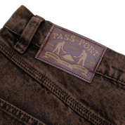Workers Club Short - Brown Over-Dye