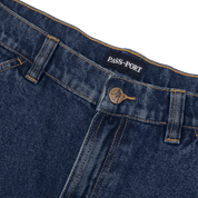 Workers Club Short - Washed Dark Indigo