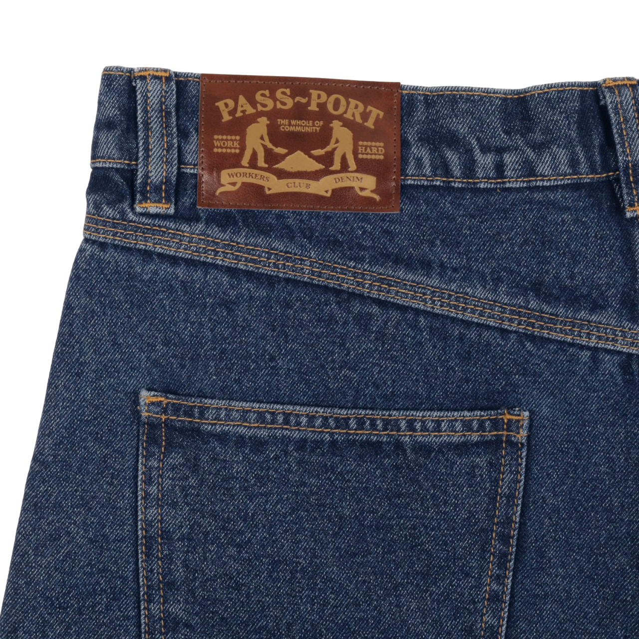 Workers Club Short - Washed Dark Indigo