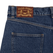 Workers Club Short - Washed Dark Indigo