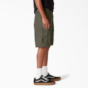 Regular Fit Cargo Shorts 11" - Moss Green (MS)