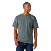 Heavyweight Short Sleeve Pocket T-Shirt - Smoke Blue (BM)