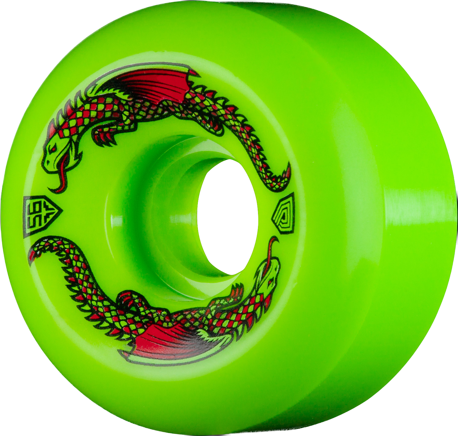Dragon Formula Wheels 93A 56mm x 36mm - Green