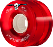 Roues Cruiser transparentes Rouge 80A - 63mm