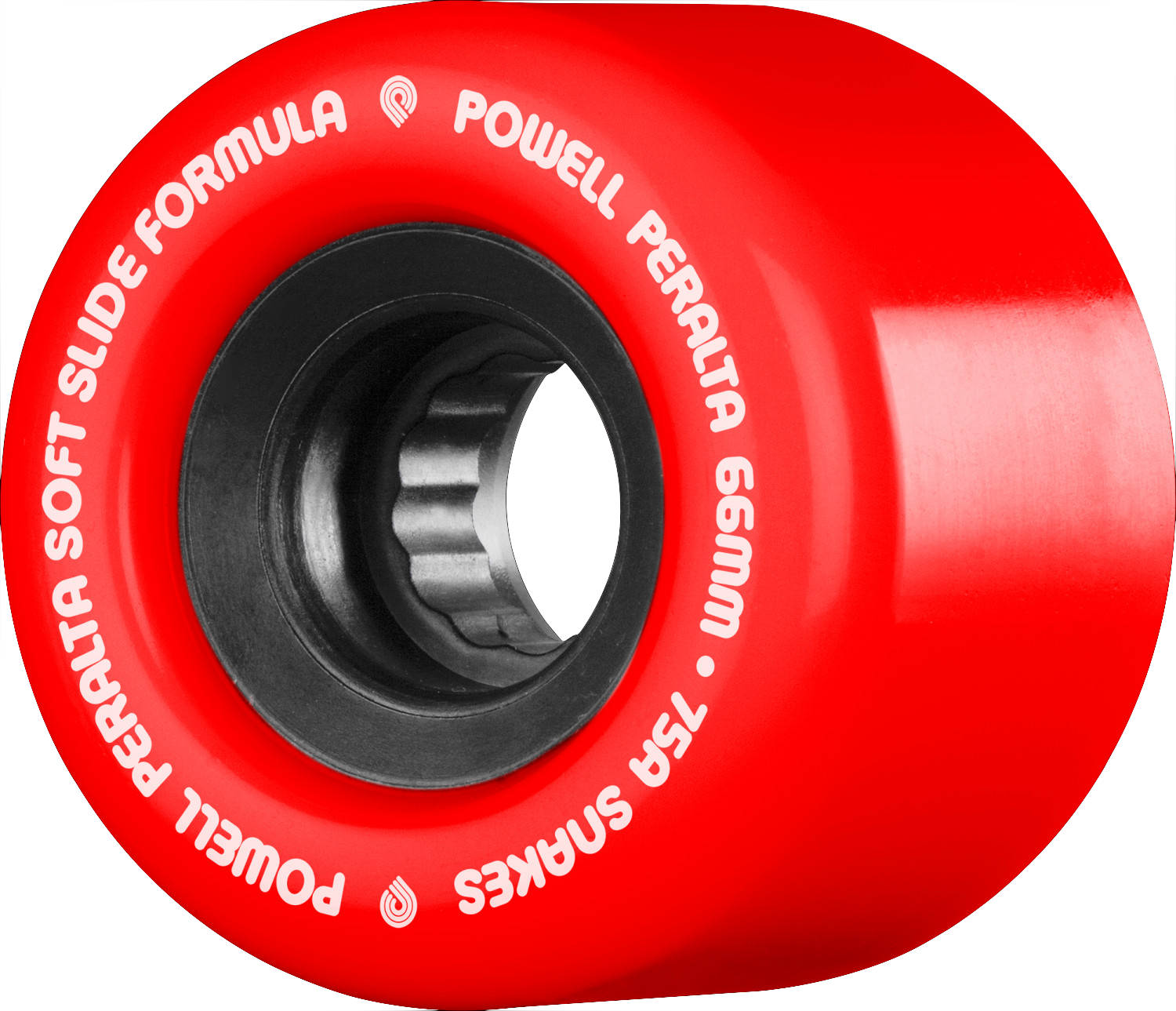 Roues Snakes Rouge 75A - 66mm