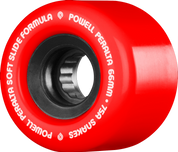 Roues Snakes Rouge 75A - 66mm