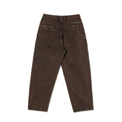 Grund Chino Denim - Brown /Black
