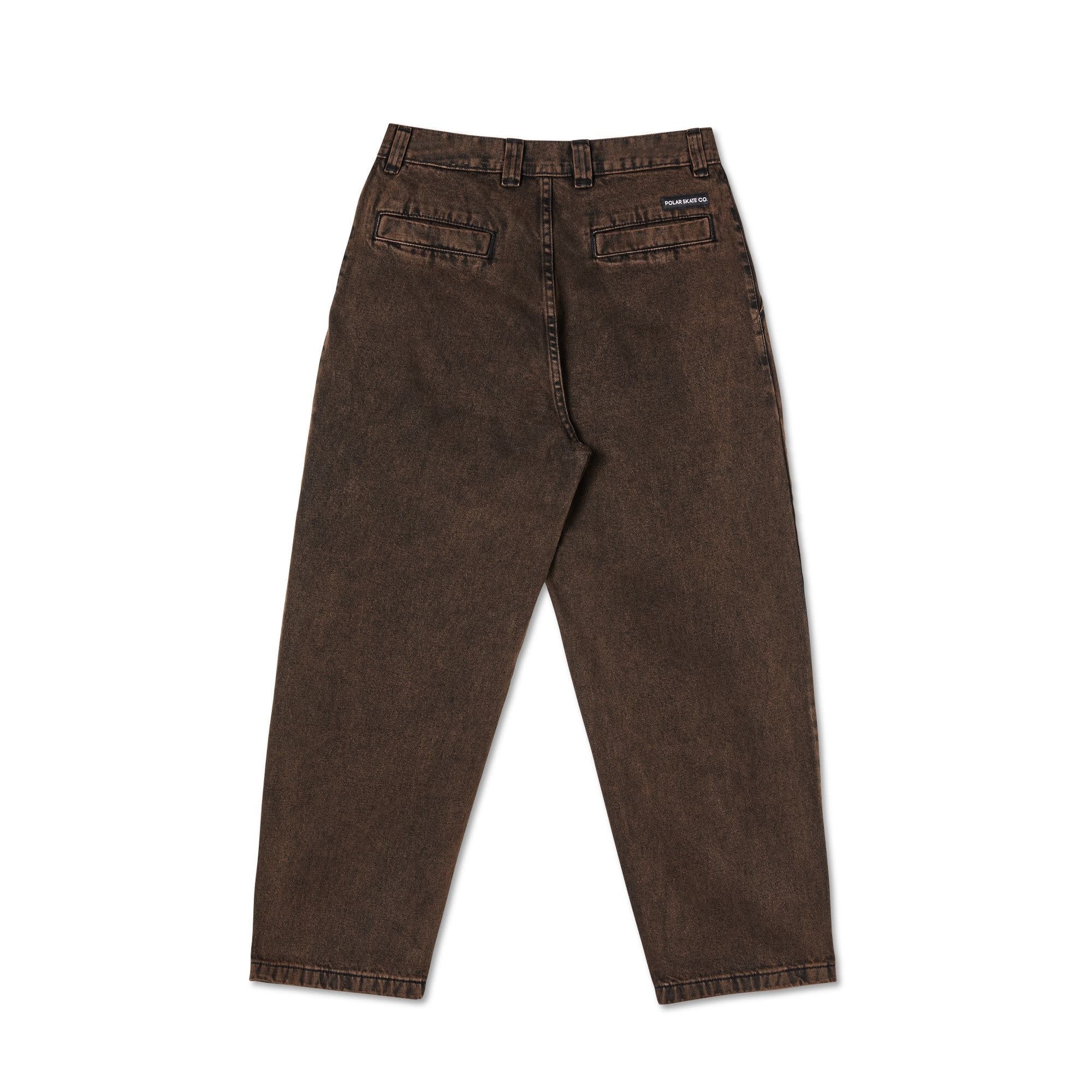 Grund Chino Denim - Brown /Black