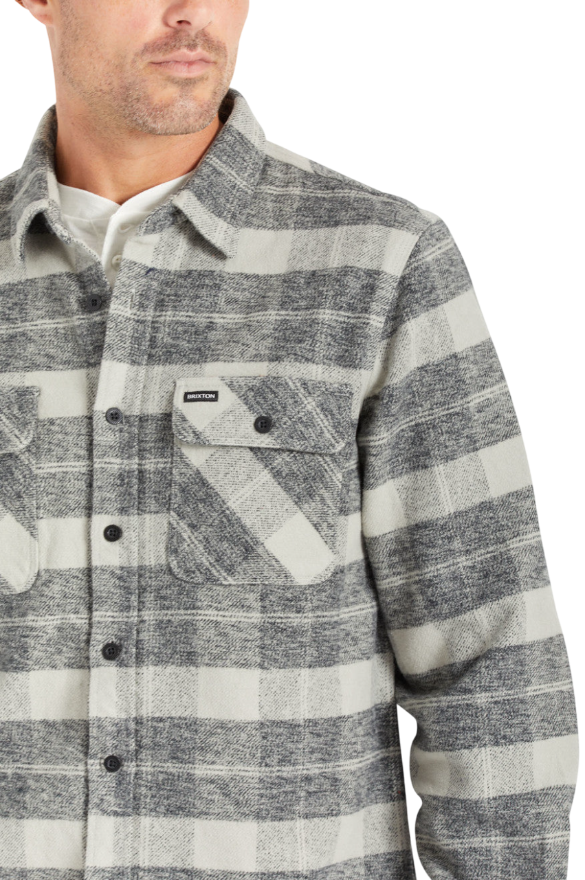 Bowery Heavyweight Flannel - Black/Charcoal