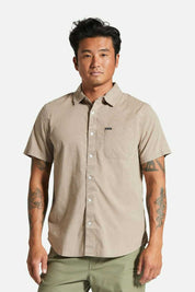 Charter Sol Wash S/S Woven Shirt - Cinder Grey Sol Wash