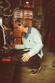 Assembly Reversible Chore Jacket - Indigo/Pine Needle/Whitecap
