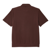 Theo Polo Jacquard - Chocolat/Blanc Cassé