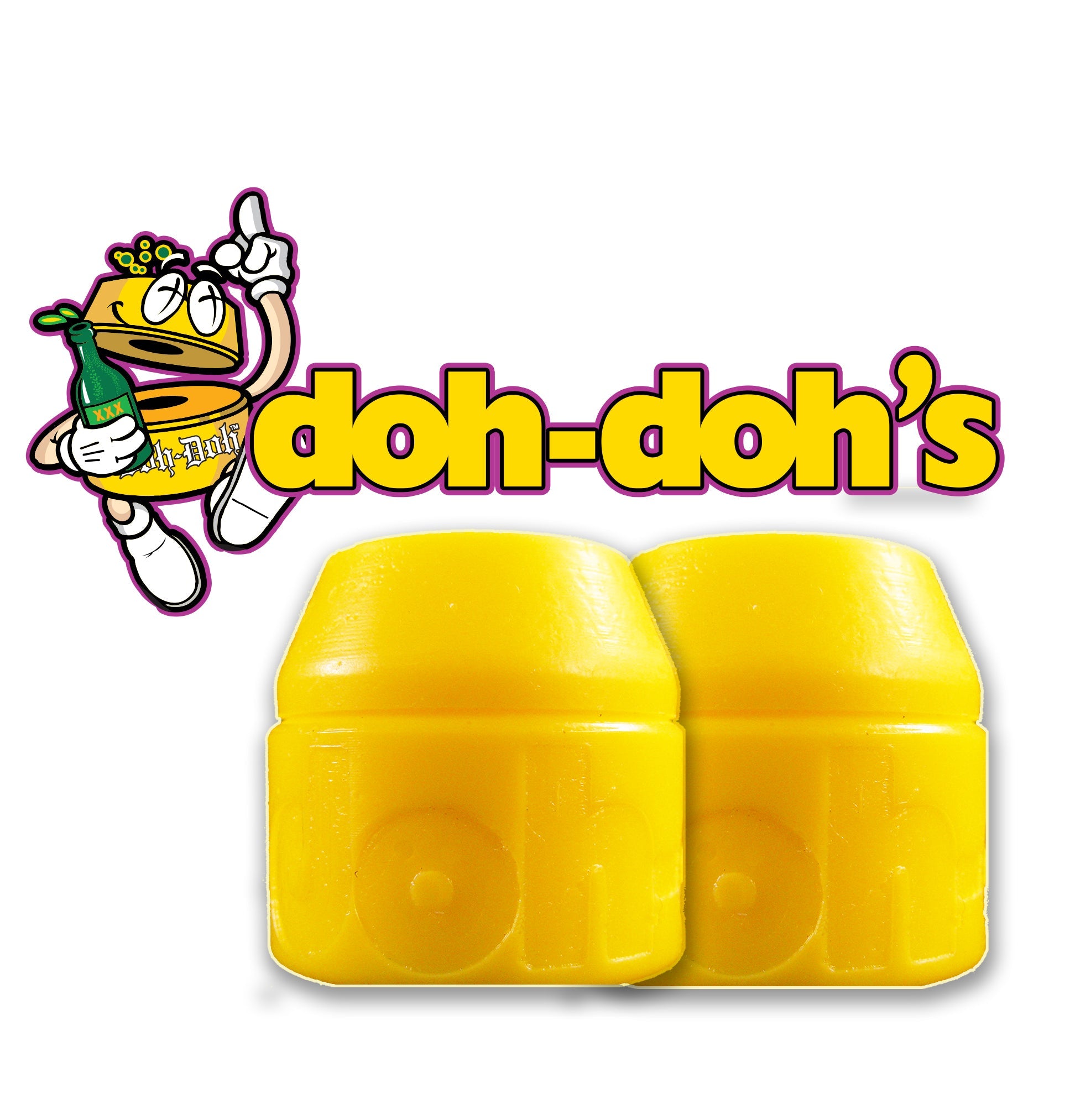Doh-Doh's Bushings - Yellow 92a (Medium/Soft)