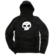 Single Skull Hood - Black