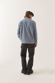 Trademark Shirt - Blue Chambray Micro Stripe