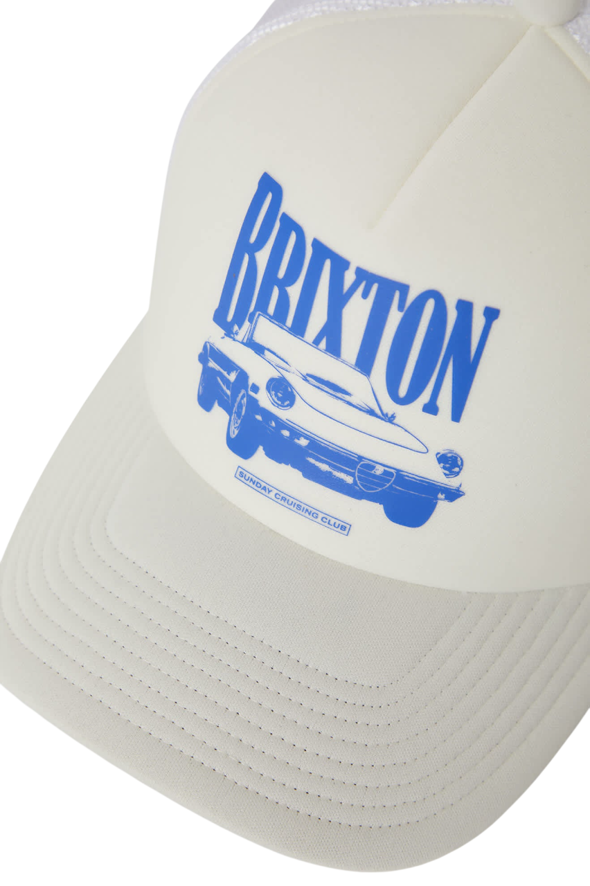 Sunday Cruising Club Netplus Trucker Hat - Off White/Off White
