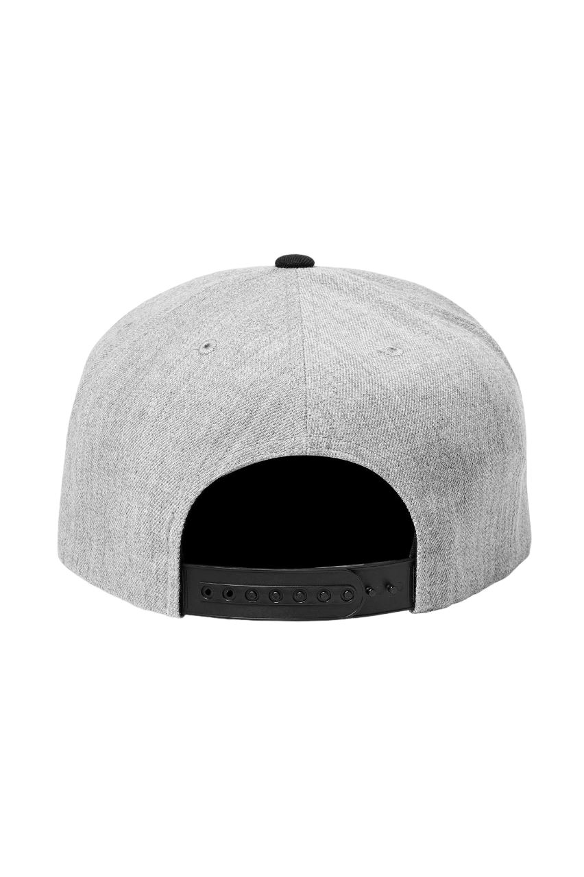 Oath III Snapback - Light Heather Grey/Black